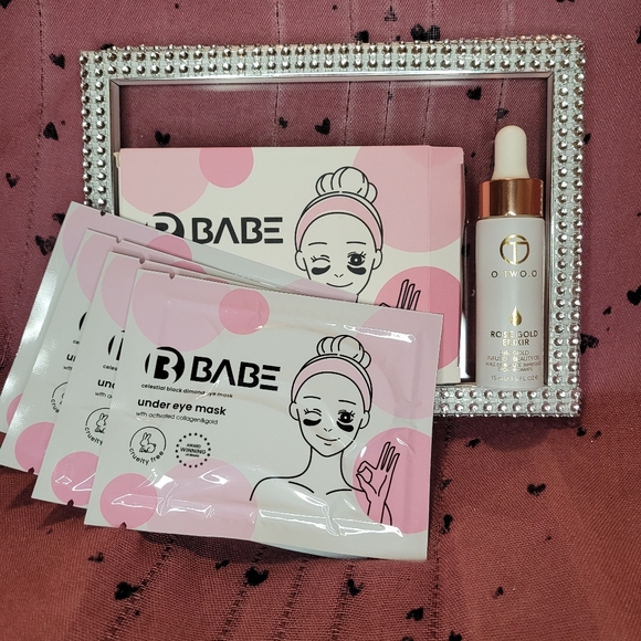 💛GOLD💛4 under eye pads & ROSE🌹GOLD elixir - Picture 1 of 7